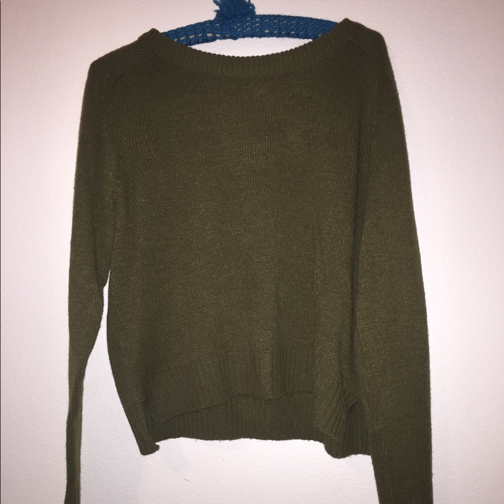 Green sweater